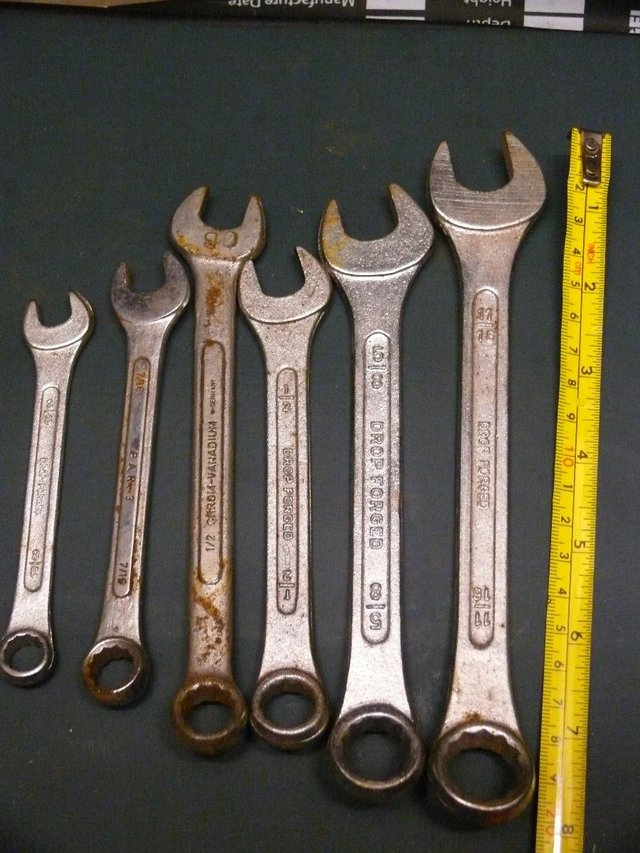 Preview of the first image of 6 Combo AFsize spanners.