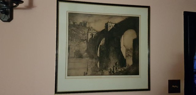 Preview of the first image of Frank Brangwyn signed print.