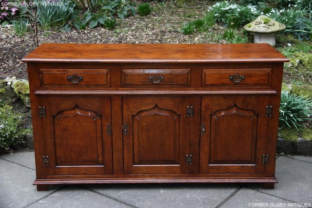 Preview of the first image of TITCHMARSH & GOODWIN STYLE DRESSER BASE SIDEBOARD HALL TABLE.