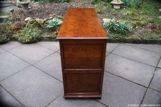 Image 7 of TITCHMARSH & GOODWIN STYLE DRESSER BASE SIDEBOARD HALL TABLE
