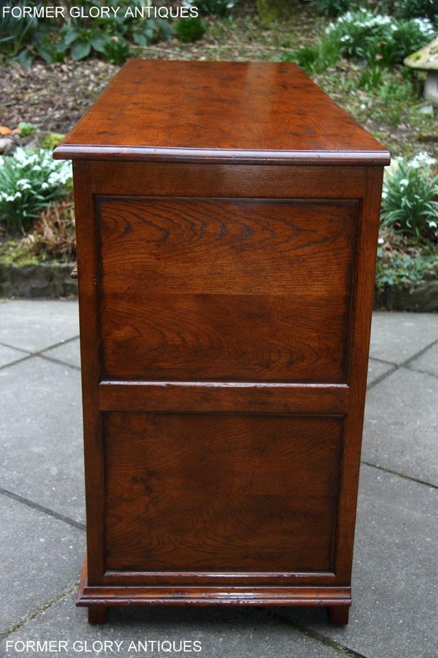 Image 9 of TITCHMARSH & GOODWIN STYLE DRESSER BASE SIDEBOARD HALL TABLE