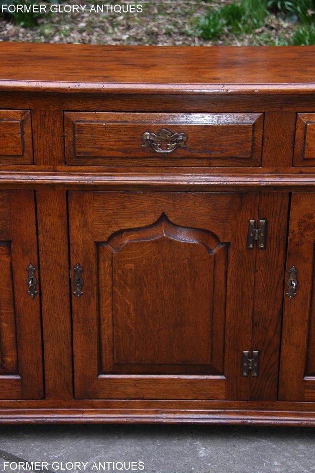 Image 15 of TITCHMARSH & GOODWIN STYLE DRESSER BASE SIDEBOARD HALL TABLE