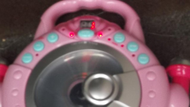Preview of the first image of sing a long cd player.