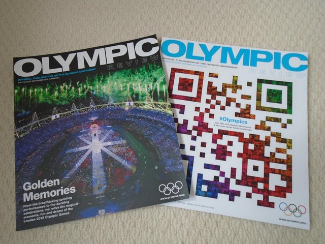 Preview of the first image of 2012 "Olympic Reviews", published by the IOC.