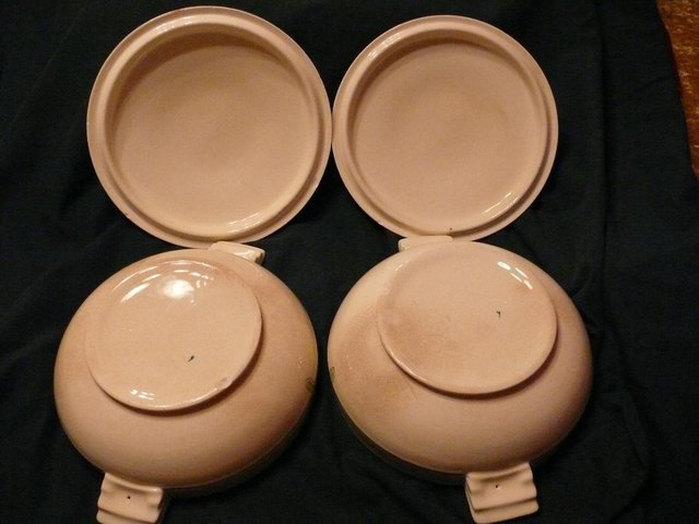 Image 2 of Pair Art Deco Serving Dishes