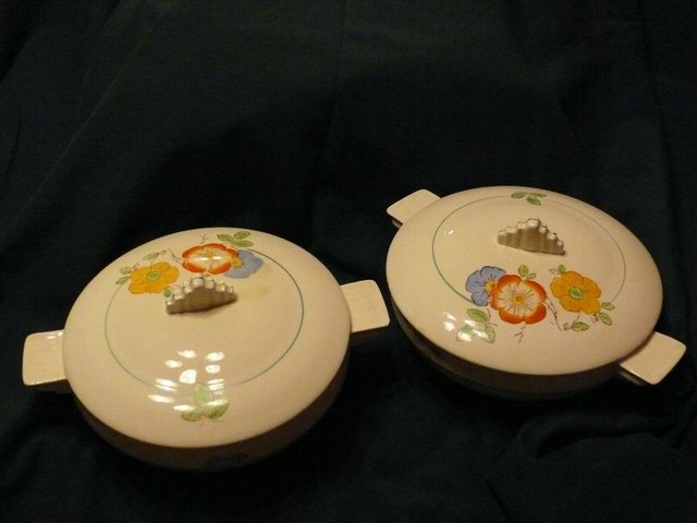 Preview of the first image of Pair Art Deco Serving Dishes.
