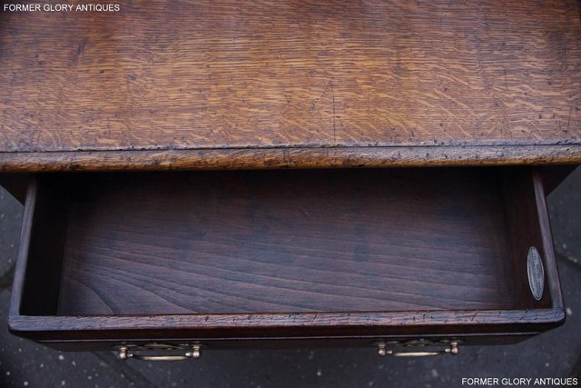Image 12 of TITCHMARSH & GOODWIN OAK BEDSIDE CABINET TABLE STAND UNIT