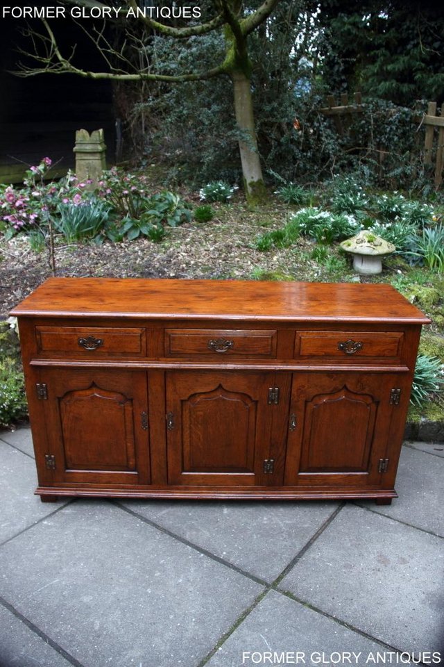 Image 41 of TITCHMARSH & GOODWIN STYLE DRESSER BASE SIDEBOARD HALL TABLE
