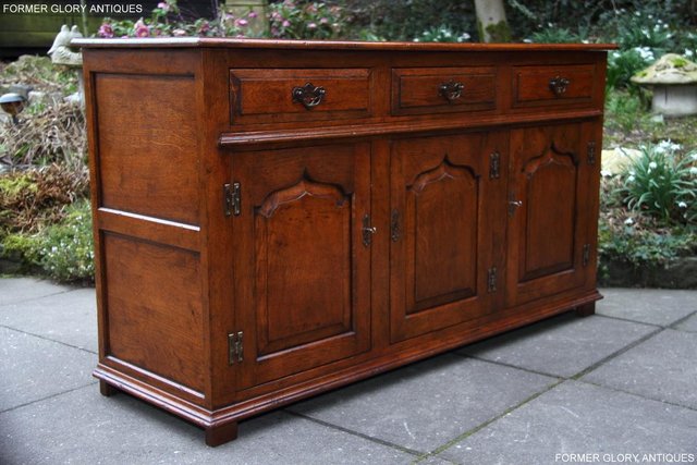Image 45 of TITCHMARSH & GOODWIN STYLE DRESSER BASE SIDEBOARD HALL TABLE