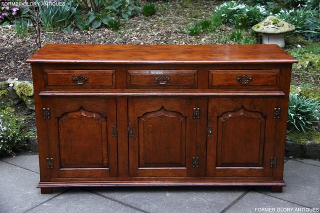 Image 61 of TITCHMARSH & GOODWIN STYLE DRESSER BASE SIDEBOARD HALL TABLE