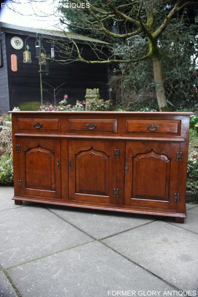 Image 64 of TITCHMARSH & GOODWIN STYLE DRESSER BASE SIDEBOARD HALL TABLE