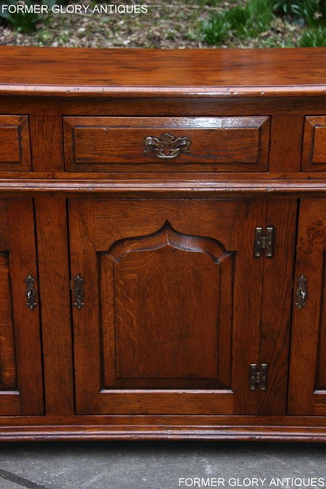 Image 67 of TITCHMARSH & GOODWIN STYLE DRESSER BASE SIDEBOARD HALL TABLE