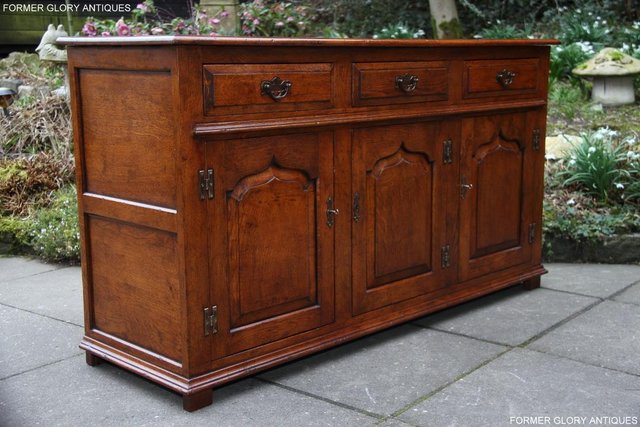 Image 99 of TITCHMARSH & GOODWIN STYLE DRESSER BASE SIDEBOARD HALL TABLE