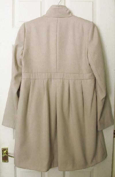 Image 2 of Lovely Elegant Ladies Beige Coat By Evie - Size 12