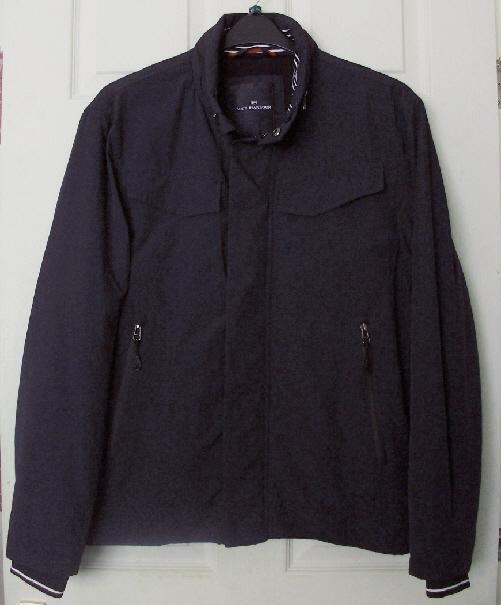 Preview of the first image of Smart Men's Navy Blue Casual Jacket By Blue Harbour - Size L.