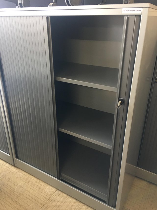 Image 5 of cheap Metal storage cupboardtambour doors with keys London