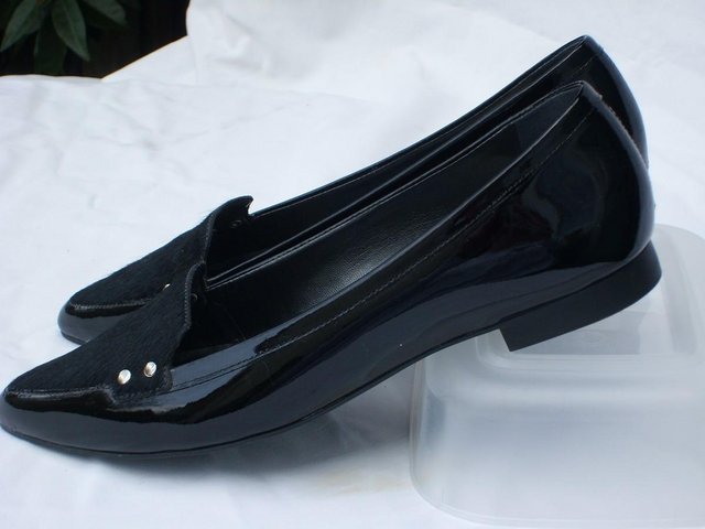 Image 3 of JONES Patent & Pony Pumps/Shoes– Size 7/40 NEW!