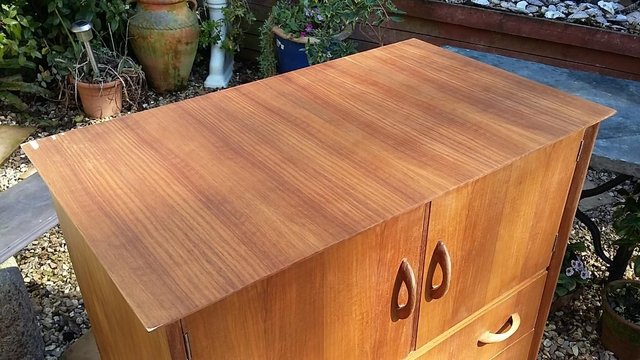 Image 2 of Mid Century Teak Chest of Drawers / Tall Boy by Wrighton