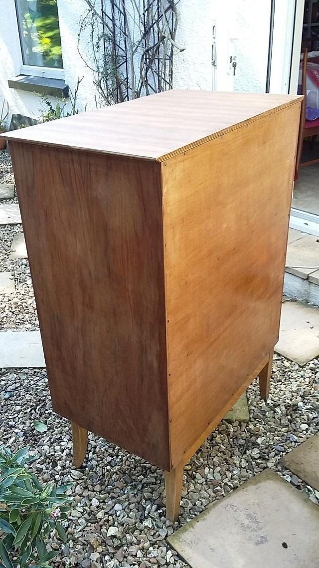 Image 6 of Mid Century Teak Chest of Drawers / Tall Boy by Wrighton
