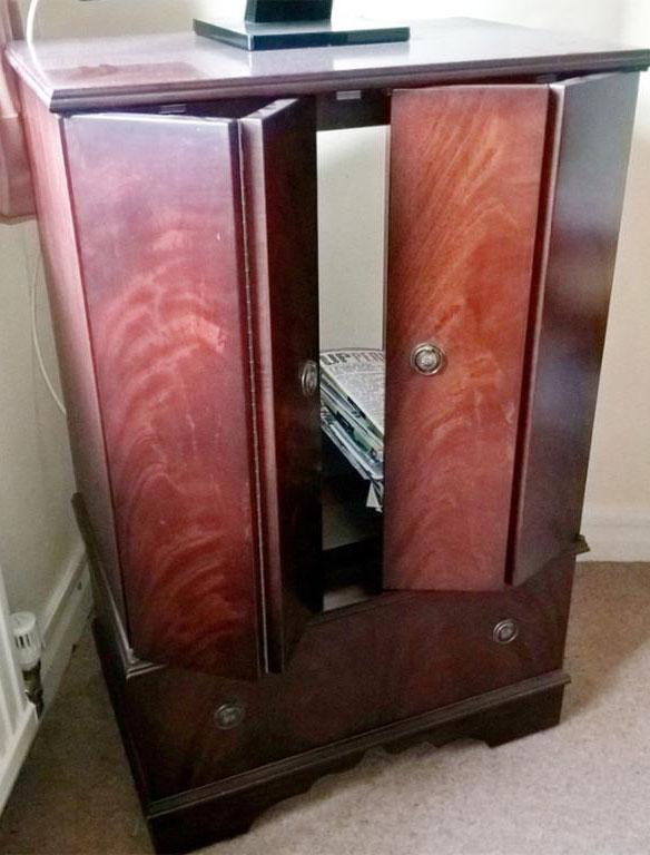 Image 2 of Useful and Beautiful Mahogany TV / Video Cabinet
