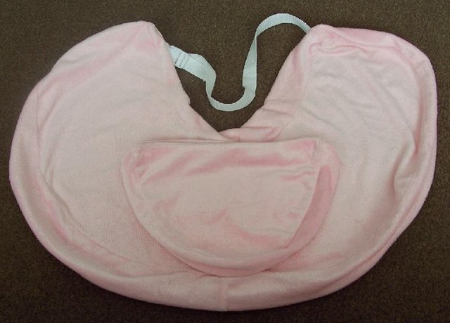 Preview of the first image of Replacement Pink Fleece Nursing Pillow Cover      BX24.