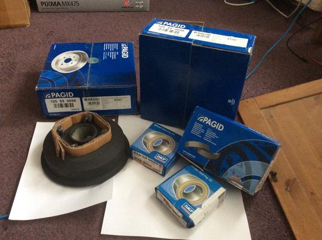 Preview of the first image of Ford Fiesta Mk 4 Rear drum & Brake Kit (New Parts).