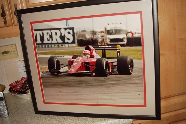 Image 2 of F1 - MANSELL IN A FERRARI - WHAT AN EXCELLENT PHOTOGRAPH