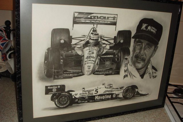 Preview of the first image of F1 - NIGEL MANSELL AT THE INDY SERIES.