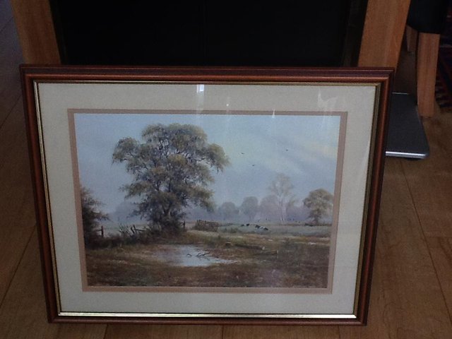Preview of the first image of Framed Print RESTFUL AFTERNOON By Spencer Coleman.