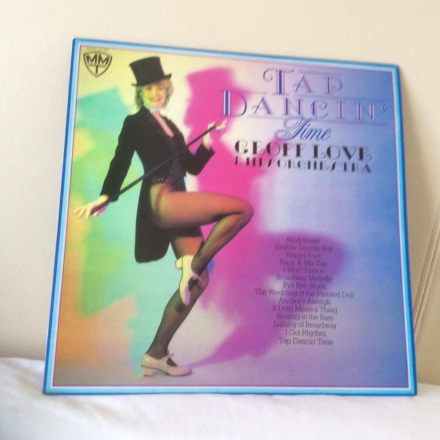 Preview of the first image of TAP DANCING TIME GEOFF LOVE VINYL RECORD.