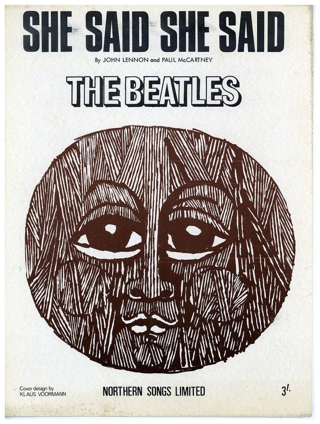 Preview of the first image of WANTED Beatles Original Sheet Music "She Said She Said".