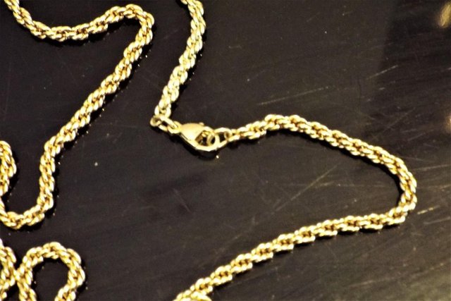 Image 2 of Large Gold plated Necklace