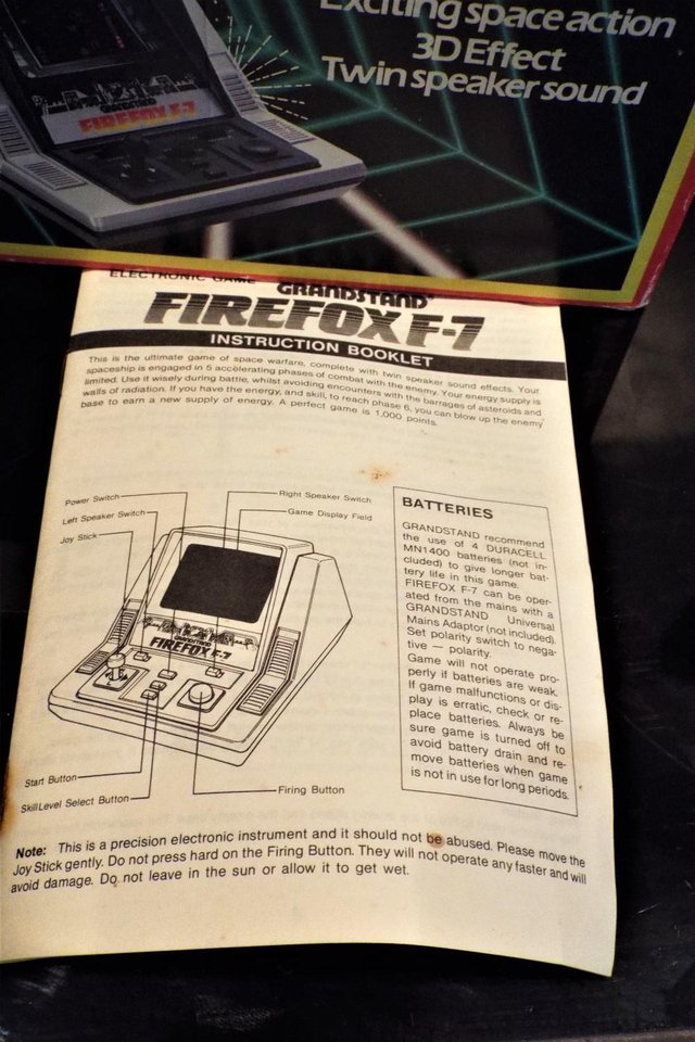 Image 2 of Vintage toy boxed Firefox F-7  space game
