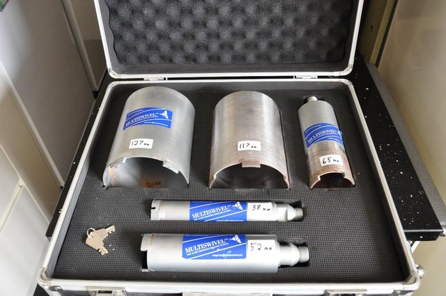 Image 2 of DuraDiamonWet & Dry Pro Core Drill Set & pro vacuum cleaner