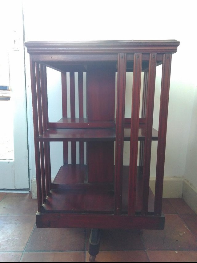 Preview of the first image of Antique Revolving Bookcase.