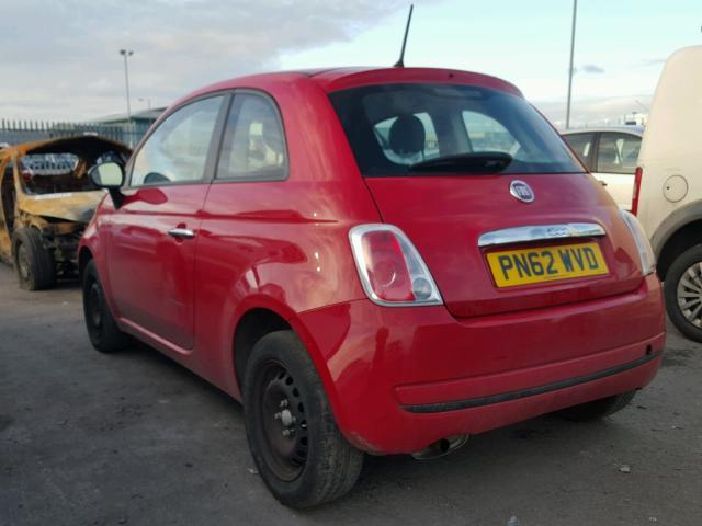 Preview of the first image of FIAT 500 2O12 3DR EXCELENT CON LIGHT REAR DAMAGE.