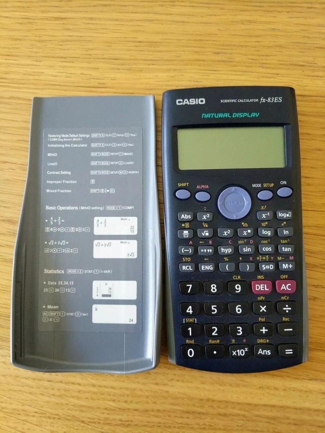 Preview of the first image of Casio FX-83ES Scientific Calculator (Incl P&P).