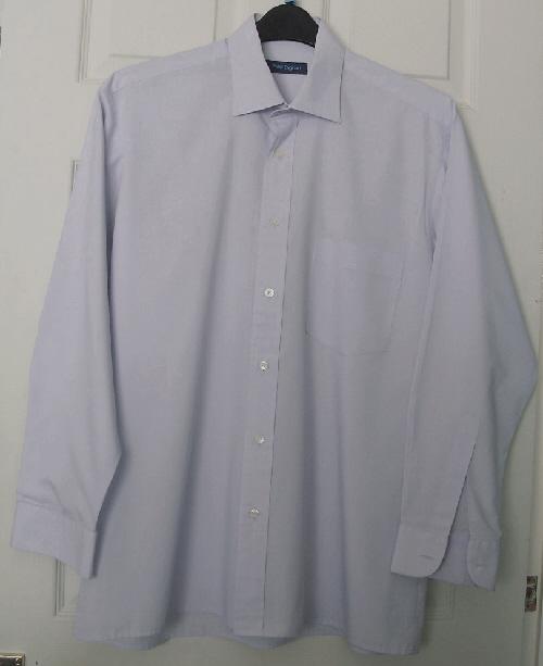 Preview of the first image of Lovely Men's Lilac Shirt By Peter England - Size L.