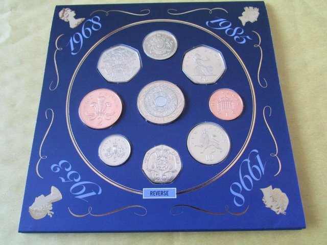 Image 3 of 1998 UNITED KINGDOM BRILLIANT UNCIRCULATED COIN COLLECTION.