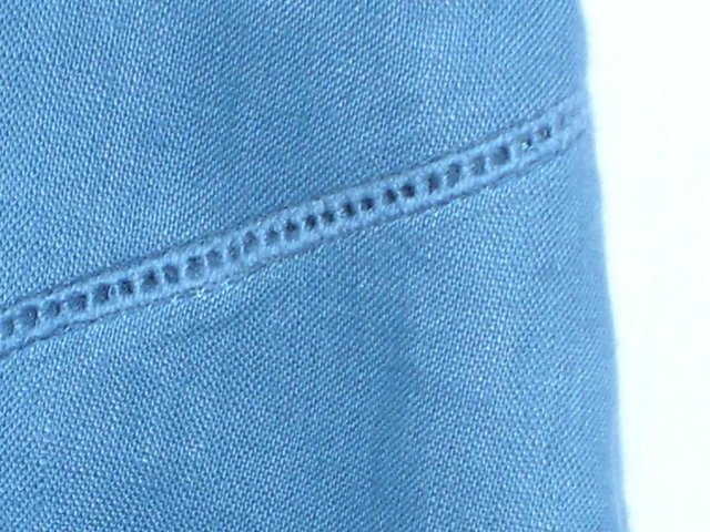 Image 2 of LAURA ASHLEY Blue Linen Maxi Skirt Size 14