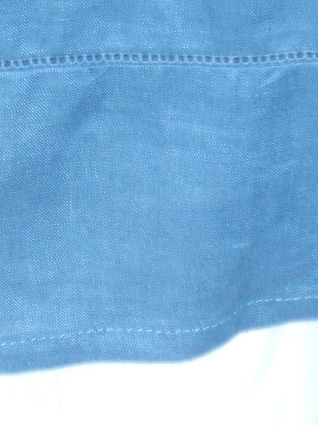Image 3 of LAURA ASHLEY Blue Linen Maxi Skirt Size 14