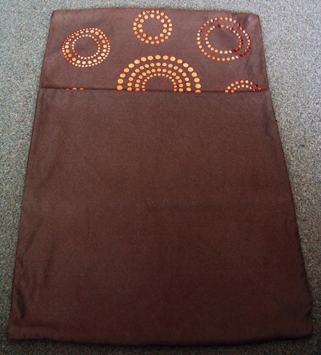 Image 2 of 3 Brown/Orange 70's Style Cushion Covers