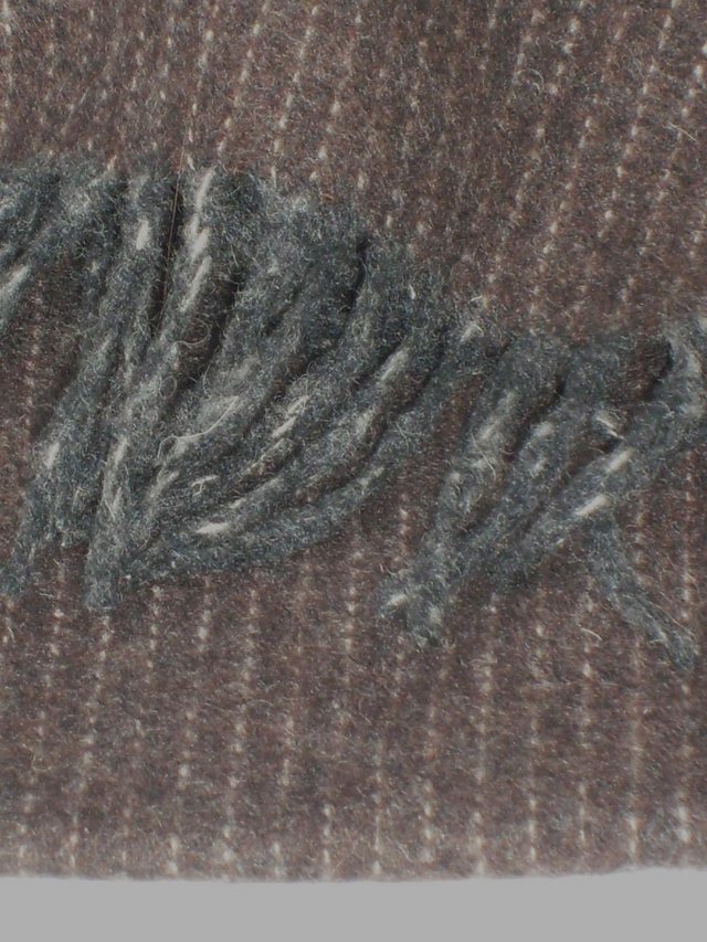 Image 3 of DEAN MASSARO Brown 100% Wool Scarf NEW!