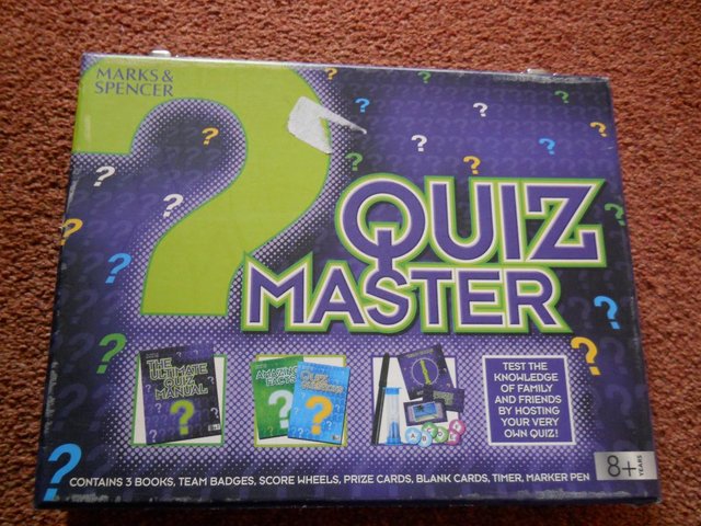 Preview of the first image of Marks and Spencer Quiz Master Game.