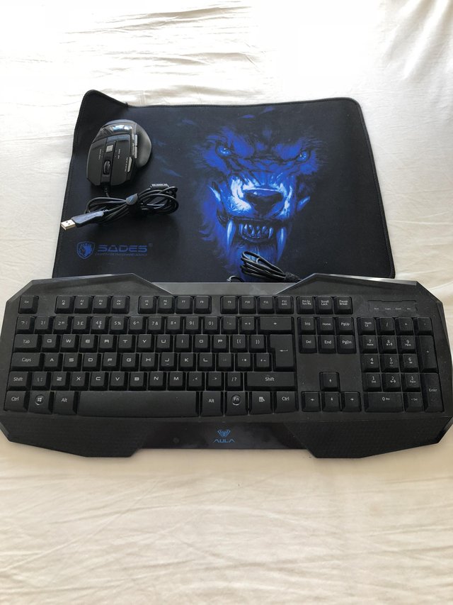 Preview of the first image of ILLUMINATION ALUA GAMERS KEYBOARD AND MOUSE..