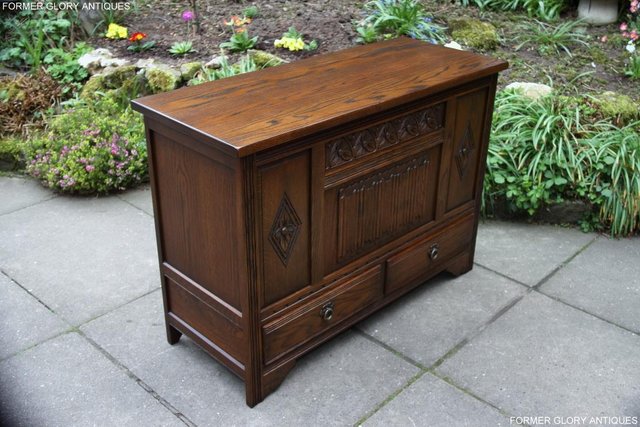 Image 61 of OLD CHARM LIGHT OAK BLANKET TOY BOX DOWER CHEST DRAWERS UNIT