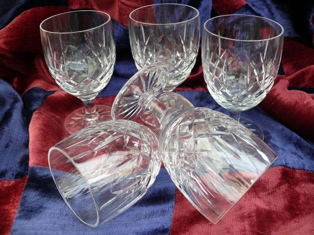Image 2 of 5 Cut Glass table Glasses