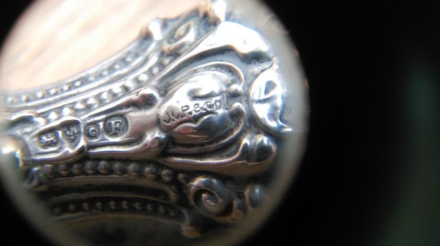 Image 2 of Rare Silver hallmarked antique shoe button hook
