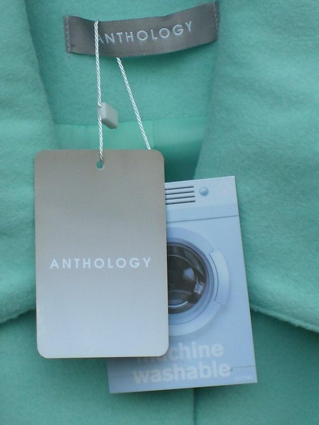 Image 3 of ANTHOLOGY Mint Green Jacket - Size 20 NEW+TAGS