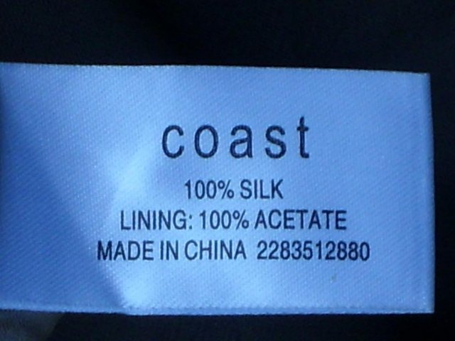 Image 3 of COAST Grey Silk Chiffon Ruffle Skirt - Size 12